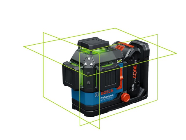 Linijski laser Bosch GLL 18V-120-33 CG v L-BOXX, 0601065101